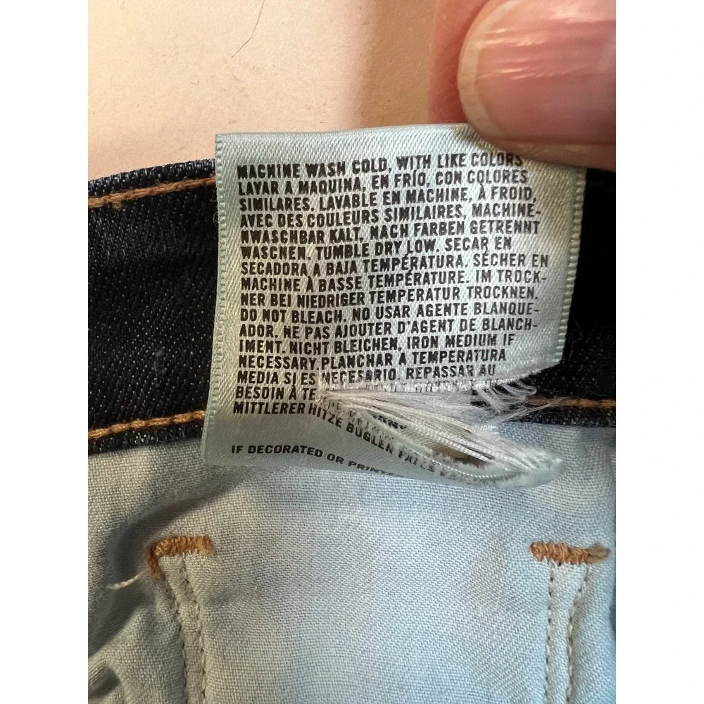 Citizens of Humanity Bootcut Jeans Womens 26 Blue Good Distressed Low Rise Denim